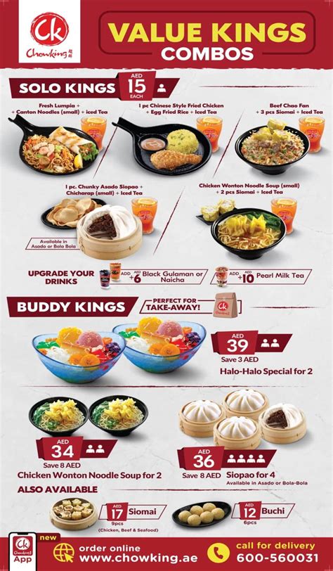 chowking breakfast menu dubai.